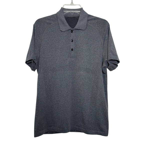 Lululemon Metal Vent Tech Polo Size Small Grey Short Sleeve Golf - Picture 1 of 4